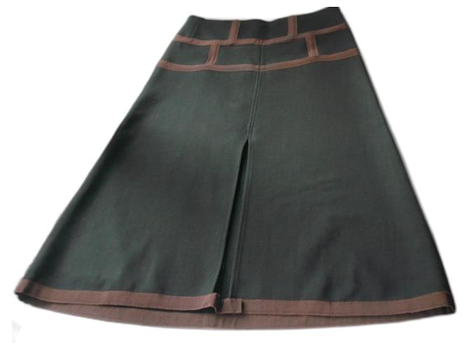MARNI Long black skirt superb T46 ITALIAN good condition Wool  ref.1315422