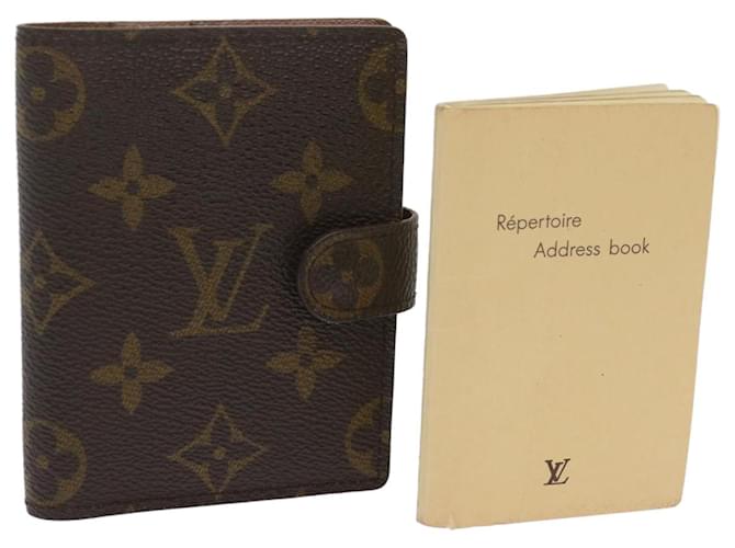 Louis Vuitton Agenda Brown Cloth  ref.1315578
