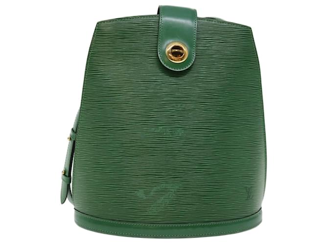 Louis Vuitton Cluny Verde Couro  ref.1315584