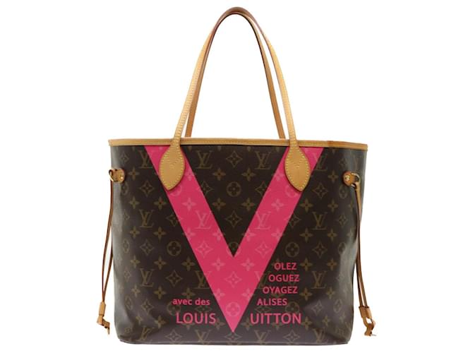 Louis Vuitton Neverfull MM Toile Marron  ref.1315629