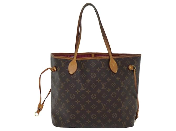 Louis Vuitton Neverfull Castaño Lienzo  ref.1315683