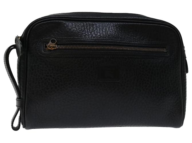 BURBERRY Black Leather  ref.1315716