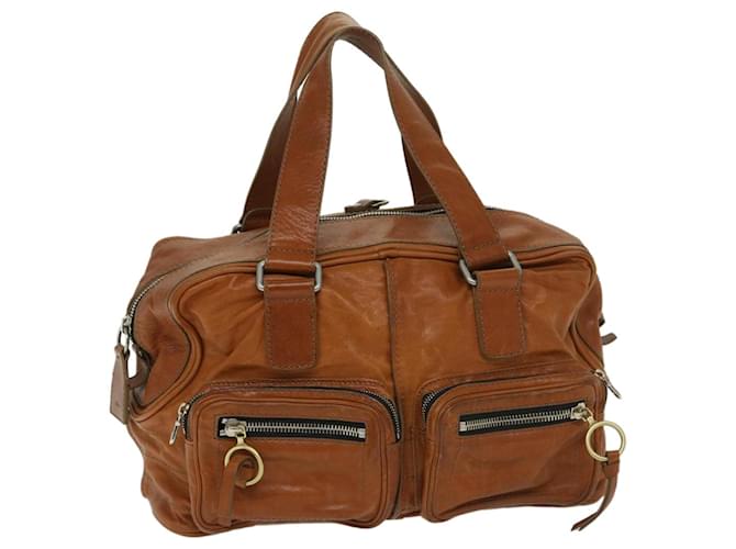 Chloé Chloe Hand Bag Leather Brown Auth bs12577  ref.1315743