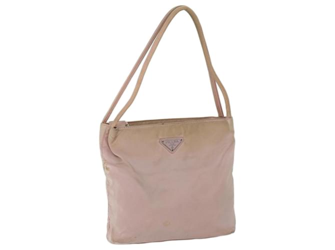 PRADA Hand Bag Nylon Pink Auth 68870  ref.1315833
