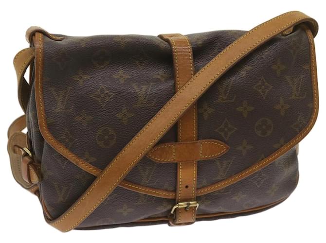 Louis Vuitton Monogram Saumur 30 Shoulder Bag M42256 LV Auth ki4158 Cloth  ref.1315849
