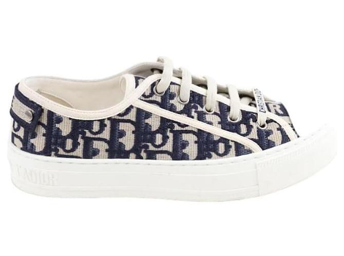 Walk 'n' Dior leather sneakers White  ref.1315867