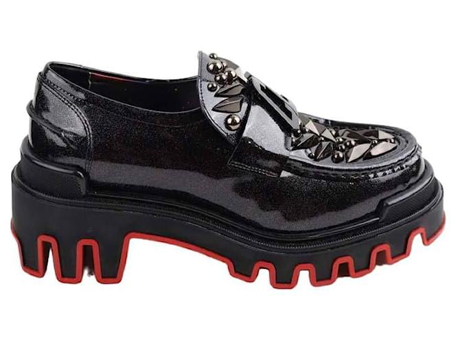 Christian Louboutin Leather loafers Black  ref.1315868