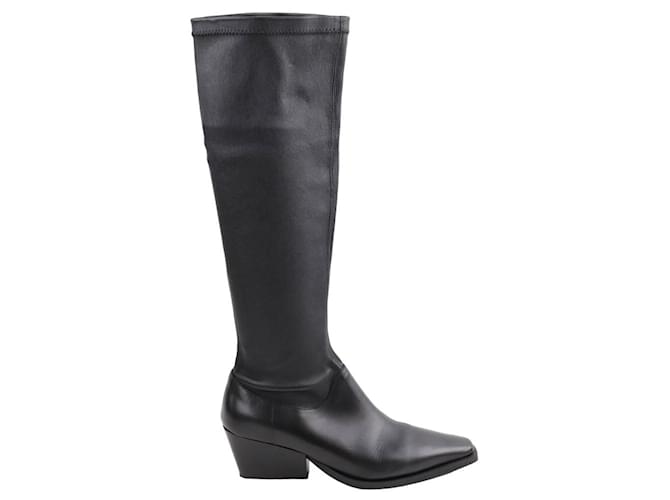 Autre Marque Leather boots Black  ref.1315902