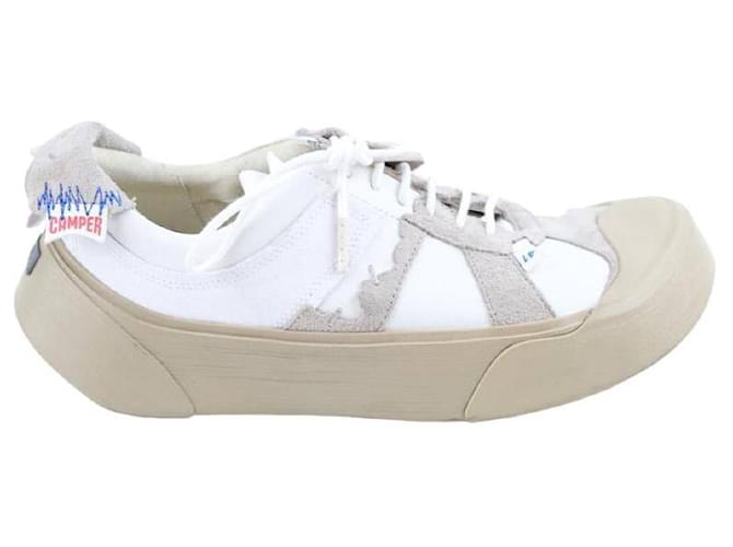 Autre Marque Leather sneakers White  ref.1315910