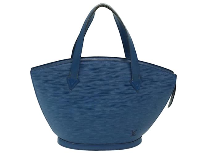 Louis Vuitton Saint Jacques Azul Couro  ref.1315919