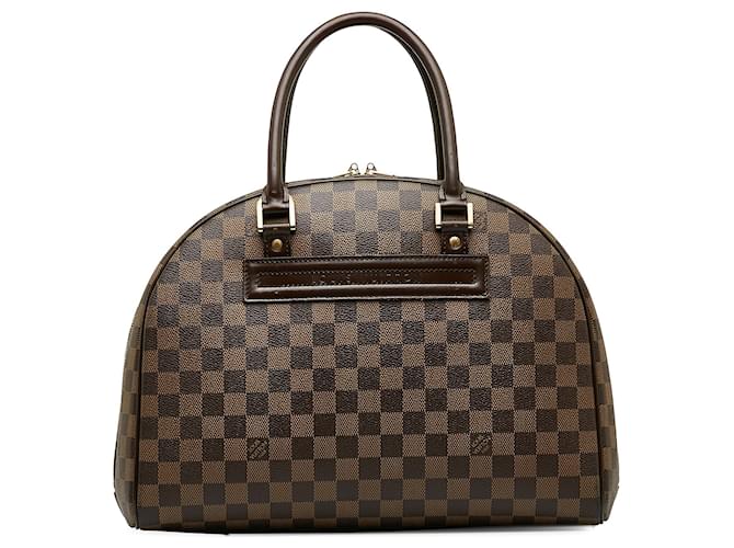 LOUIS VUITTON Travel bags Timeless/classique Brown Leather  ref.1315994