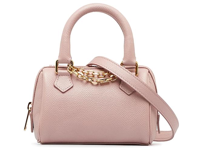 Céline CELINE Handbags Boston Pink Linen  ref.1316017