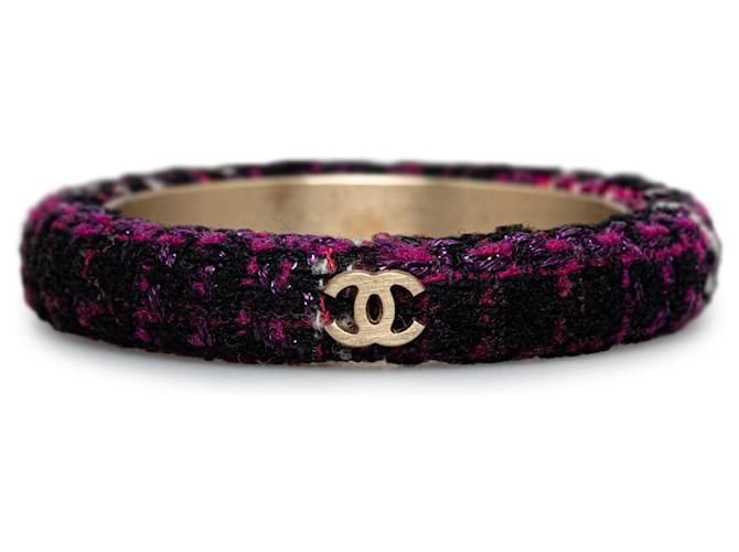 CHANEL Bracelets Timeless/classique Purple Cloth  ref.1316050