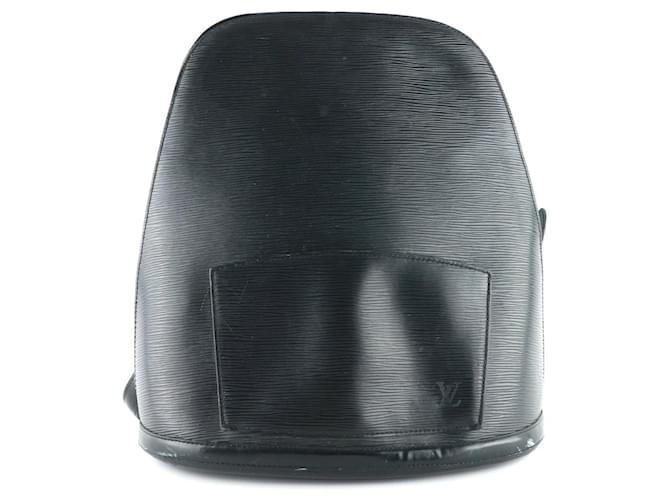 LOUIS VUITTON Backpacks Gobelins Vintage Black Leather  ref.1316056