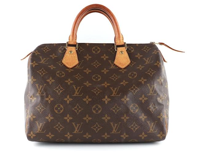 LOUIS VUITTON Handbags Speedy Brown Leather  ref.1316060
