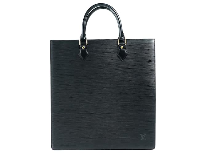 LOUIS VUITTON Handbags Plat Black Leather  ref.1316090