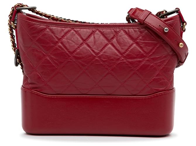 Gabrielle CHANEL Handbags Timeless/classique Red Leather  ref.1316100