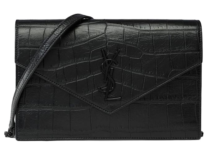 YVES SAINT LAURENT Bag in Black Leather - 101780  ref.1316117