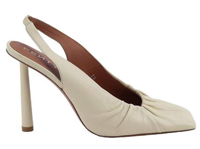 Fenty Leather Heels Beige