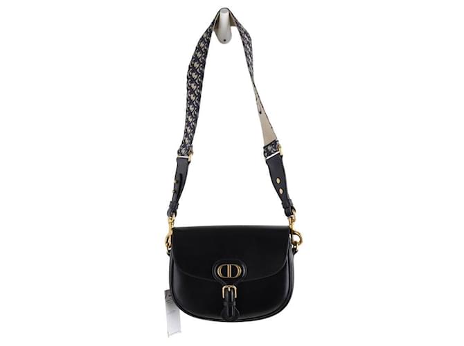 Dior This shoulder bag features a leather body Black  ref.1316257