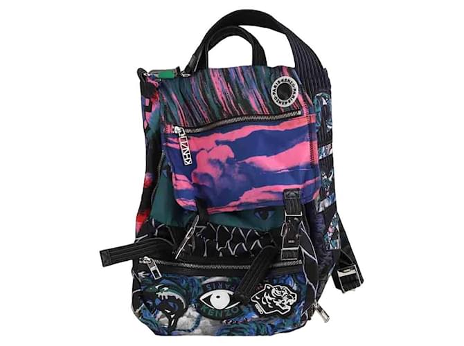Kenzo Blue backpack Cloth  ref.1316261