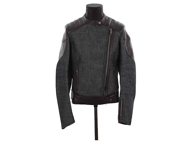Gucci Leather coat Black  ref.1316267