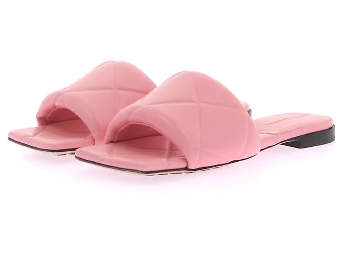 BOTTEGA VENETA  Sandals T.eu 36 leather Pink  ref.1316357