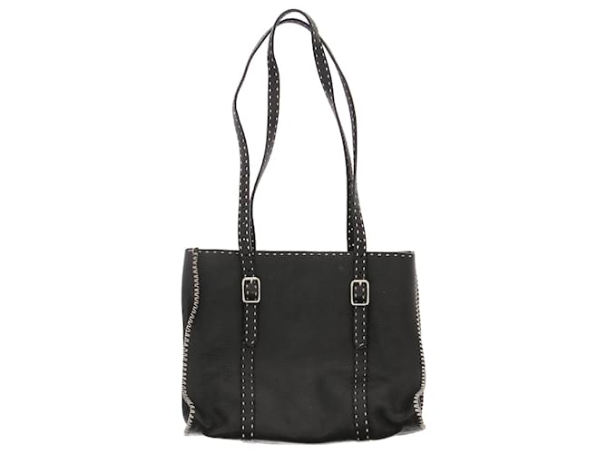 FENDI  Handbags T.  leather Black  ref.1316376