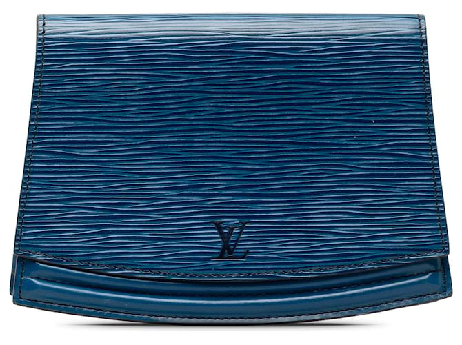 Louis Vuitton Blue Epi Tilsitt Belt Bag Leather  ref.1316482