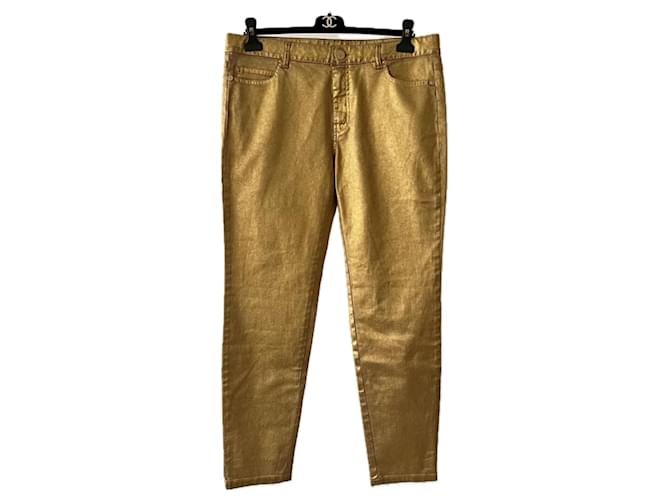 Chanel Laufsteg Paris / Dubai Jeans Golden John  ref.1316485