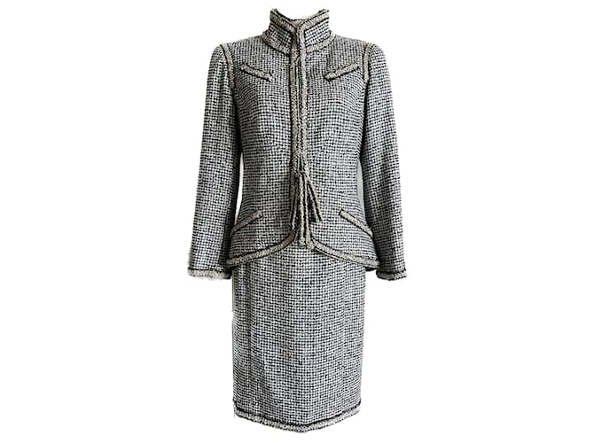 Chanel New Venice Collection Lesage Tweed Suit Beige  ref.1316493