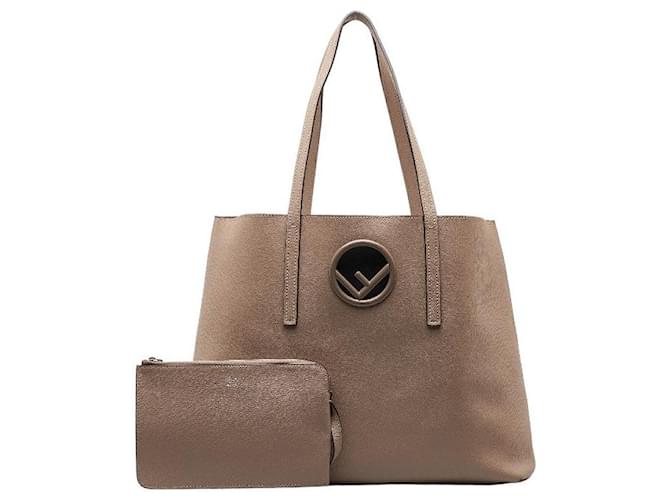 Leather F is Fendi Shopping Tote 8BH348  ref.1316544