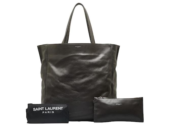 Yves Saint Laurent Wendbare Einkaufstasche aus Leder 333099  ref.1316556