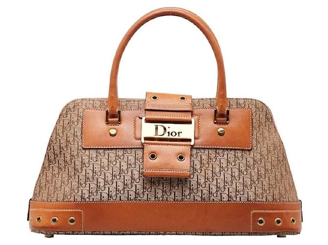 Dior Oblique Canvas Street Chic Handbag Cloth  ref.1316557