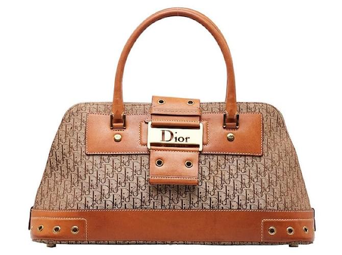 Dior Schräge Canvas Street Chic Handtasche Leinwand  ref.1316557