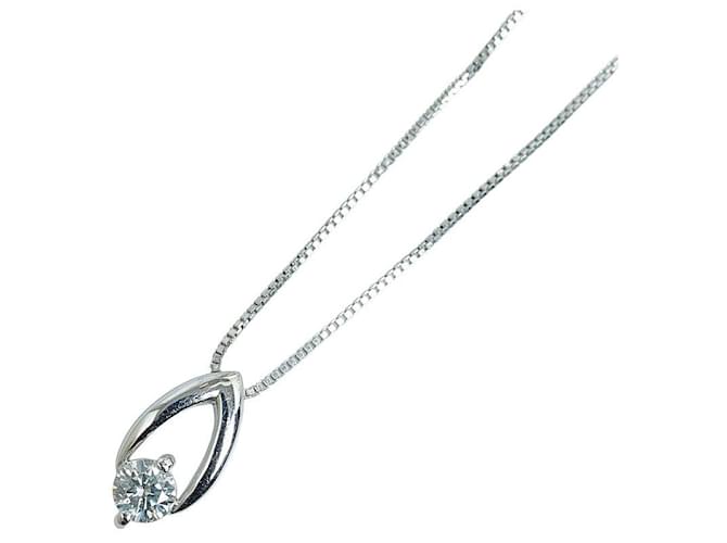 & Other Stories 18k Gold Diamond Pendant Necklace Metal  ref.1316559