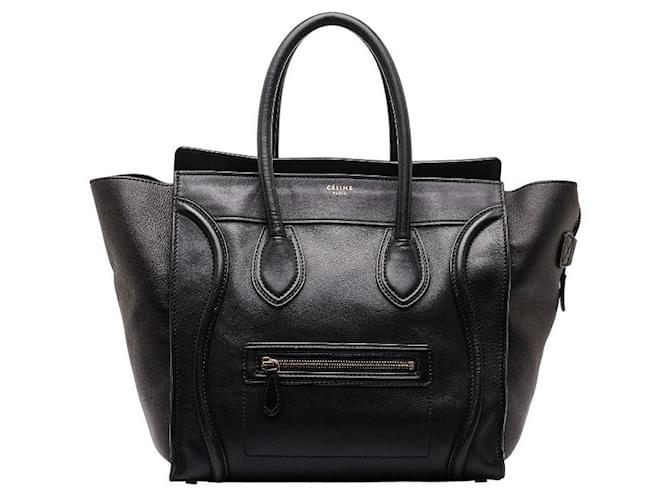 Céline Mini Leather Luggage Tote Bag  ref.1316560