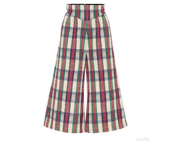 Gucci Culotte in Iconic Tricolour Multiple colors Tweed  ref.1316569