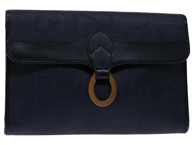 Christian Dior Shoulder Bag Leather Navy Auth bs12730 Navy blue  ref.1316643