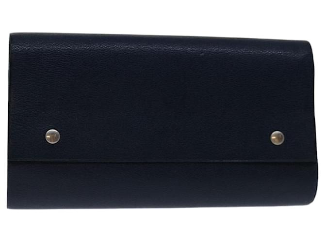 Hermès HERMES Roll Note Cover Leather Navy Auth bs12727 Navy blue  ref.1316647