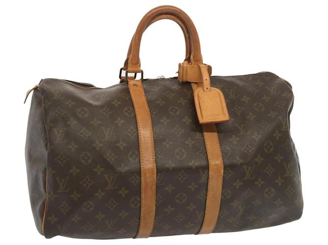 Louis Vuitton-Monogramm Keepall 45 Boston Bag M.41428 LV Auth 68761 Leinwand  ref.1316655