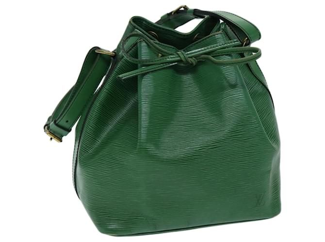 LOUIS VUITTON Epi Petit Noe Shoulder Bag Green M44104 LV Auth ep3740 Leather  ref.1316736