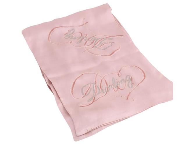 Dior Silk stole Pink  ref.1316786