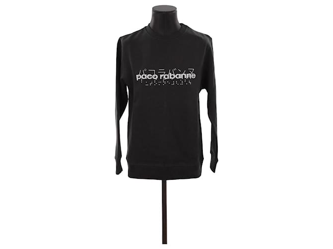 Paco Rabanne Cotton sweater Black  ref.1316803