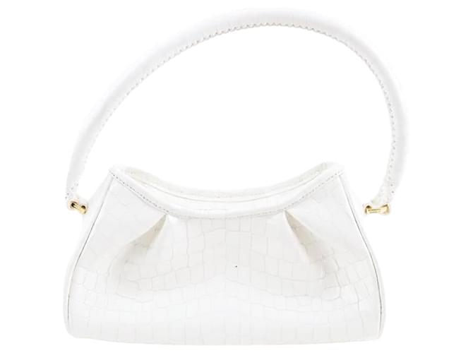 Autre Marque Leather Handbag White  ref.1316811
