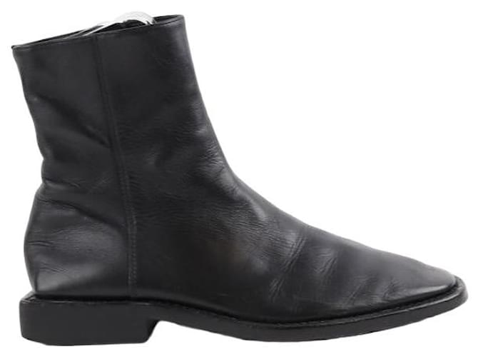 Balenciaga Leather boots Black  ref.1316818
