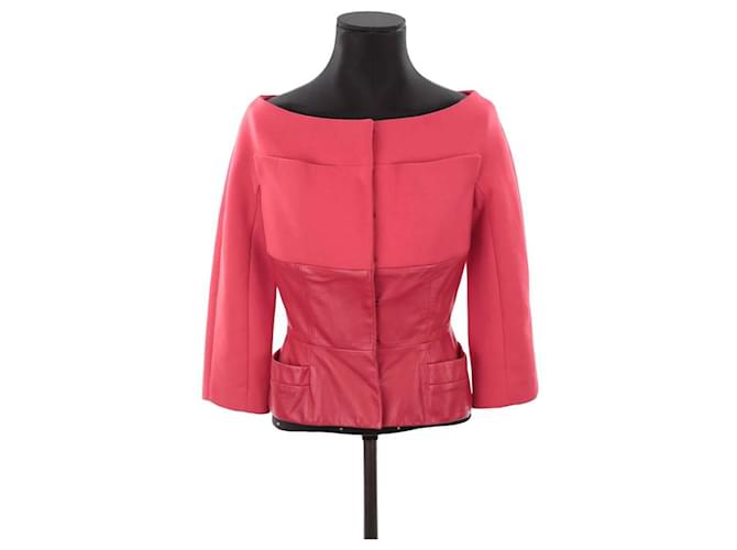 Dior Silk jacket Red  ref.1316832