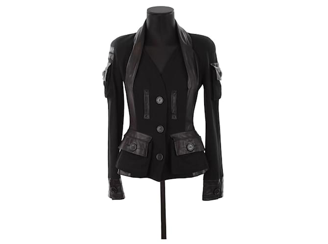 Dior Bar leather jacket Black  ref.1316835
