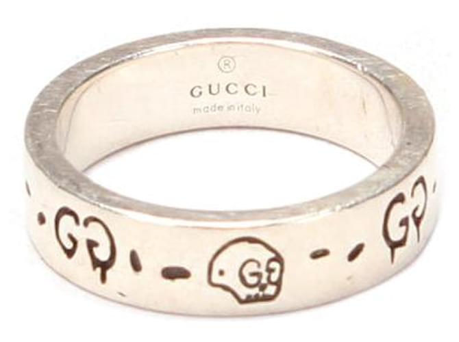 Gucci Bague argentée GG Ghost Icon  ref.1316942