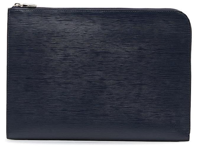 Louis Vuitton Epi Pochette Jour GM Blue Pony-style calfskin  ref.1317002